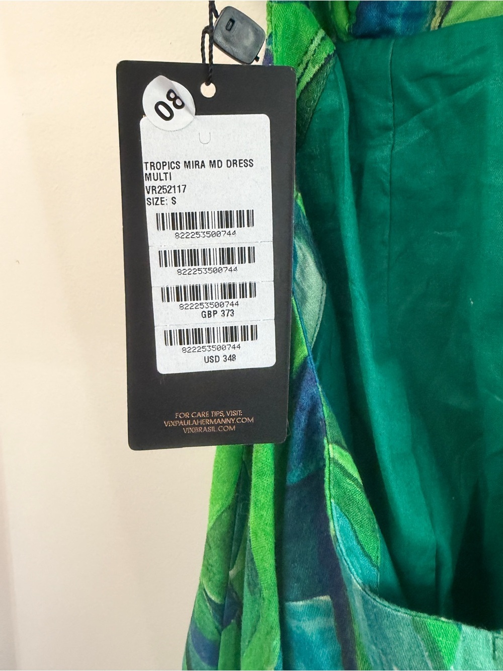 Vix Mira Midi Dress in Tropical Leaf-Print - Picture 11 of 12